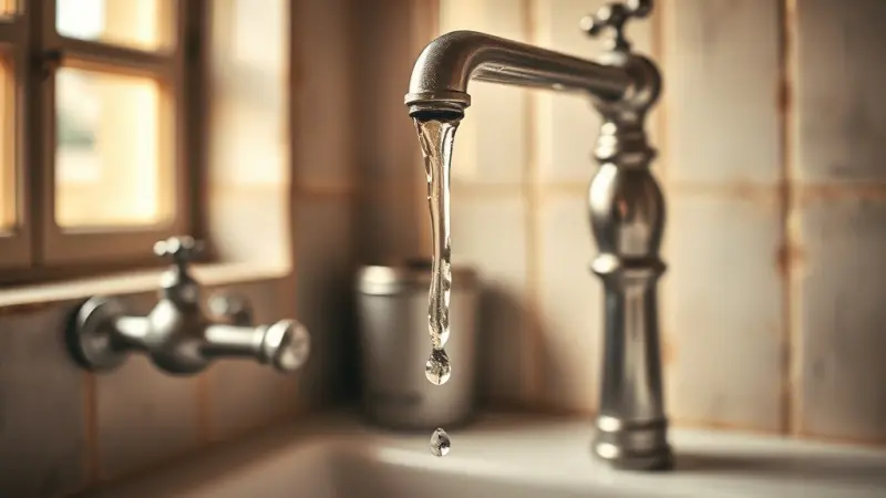 Robinet qui goutte : faut il réparer ou remplacer ?